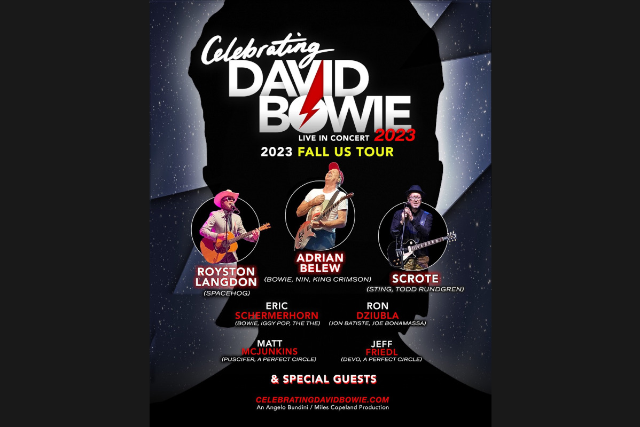 Image used with permission from Ticketmaster | Celebrating David Bowie w/ Peter Murphy / Adrian Belew / Scrote tickets