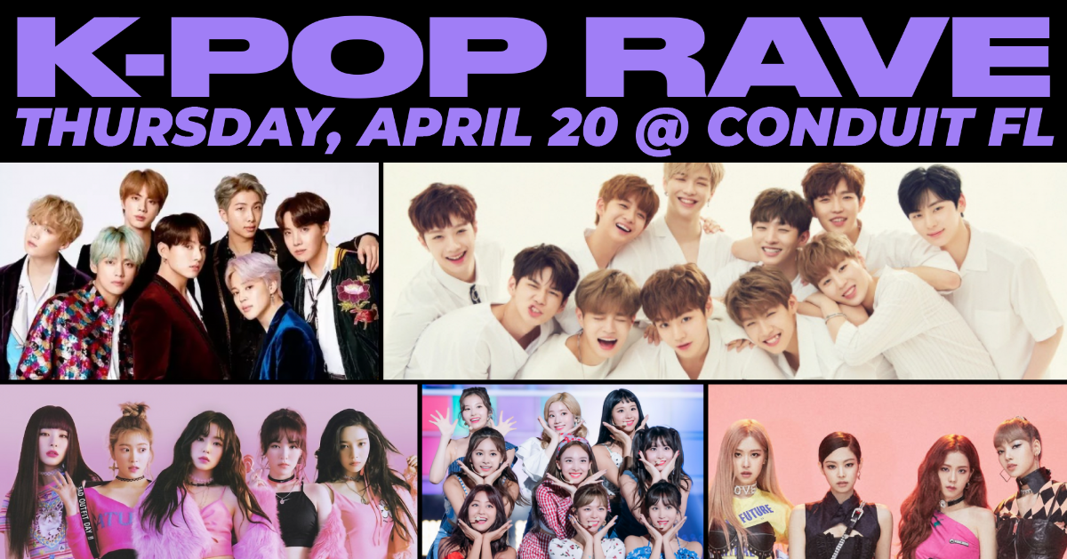 Rave Pop Tiny Waves Presents: K-Pop Rave in Orlando | Conduit