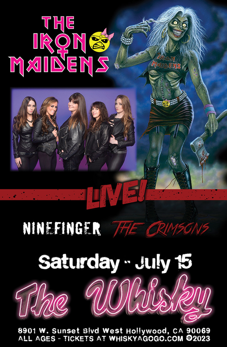THE IRON MAIDENS-The World's Only All Female Tribute to Iron Maiden, Anathemma, Maskeratt, Ninefinger, X-Fighter, The Crimsons, SMYTHE, EXVAMON