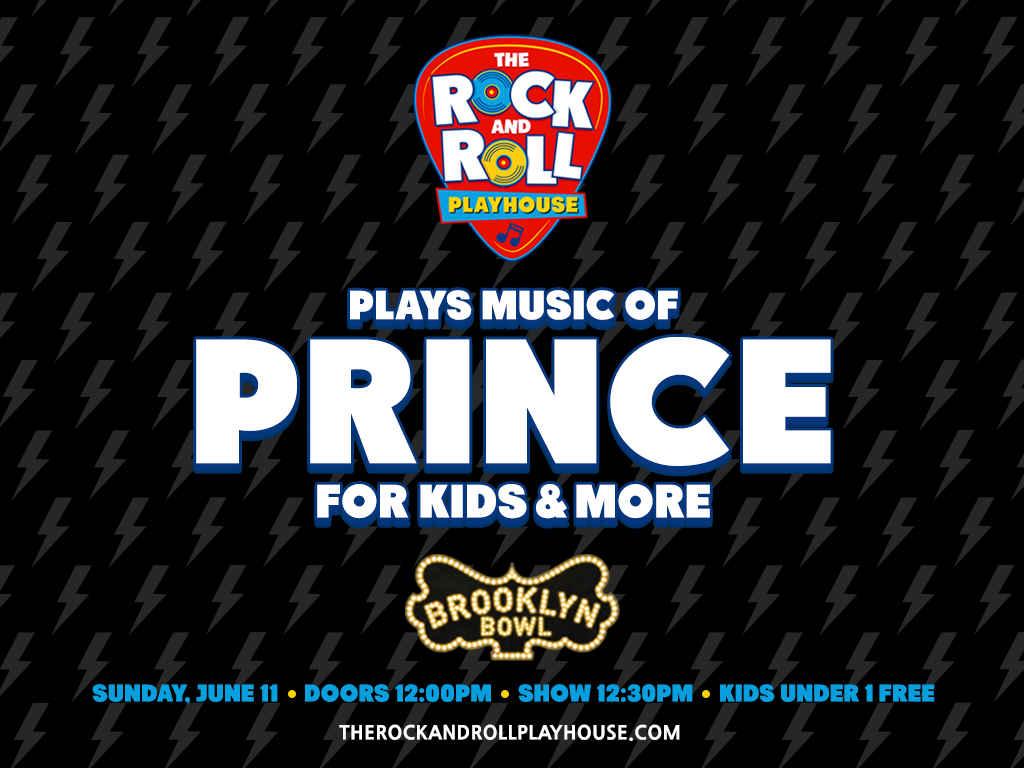 The Rock and Roll Playhouse plays the Music of Prince for Kids