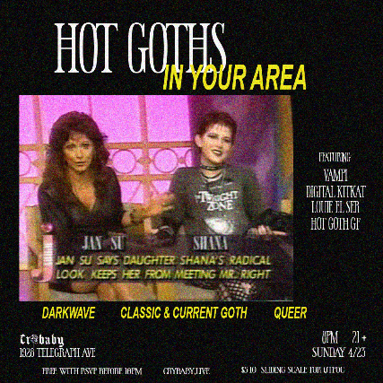 Hot Goths In Your Area: Darkwave, Current & Classic Goth