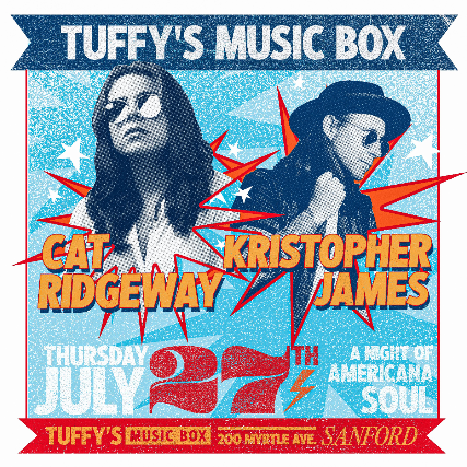 Image used with permission from Ticketmaster | Cat Ridgeway & The Tourists, Kristopher James tickets
