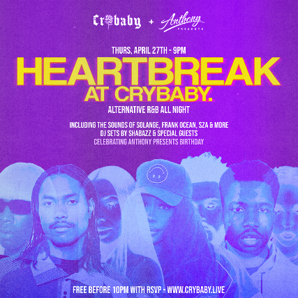 Heartbreak at Crybaby: Anthony Presents Birthday Celebration
