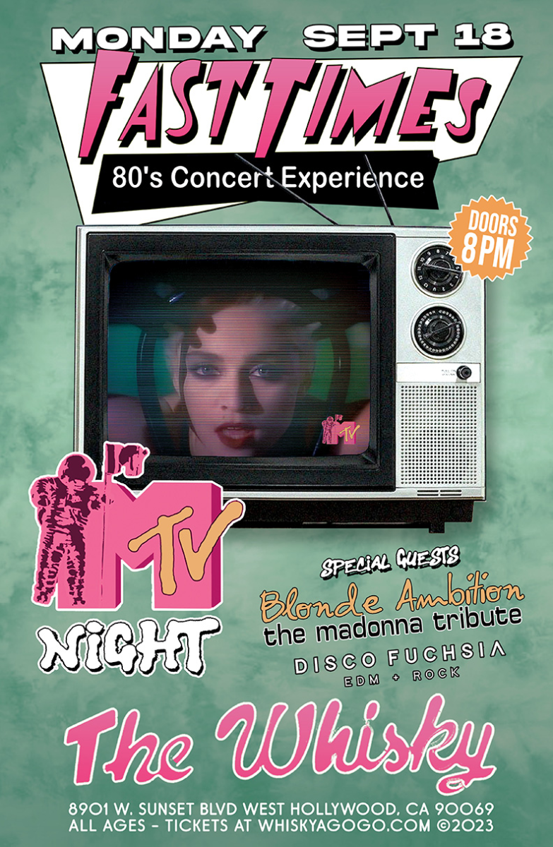 Fast Times, Blonde Ambition (tribute to Madonna), Disco Fuchsia