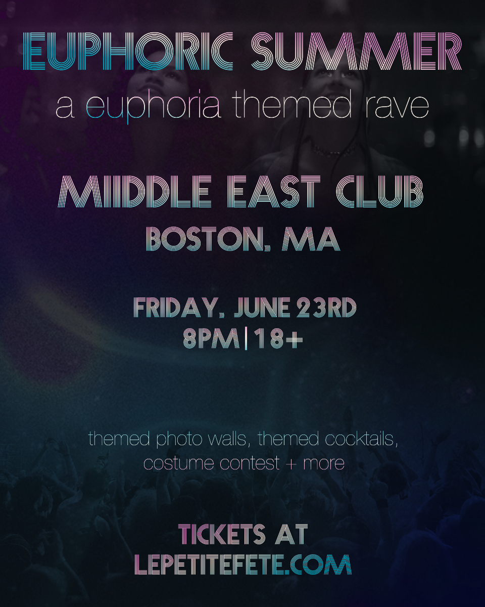 Euphoric Summer – A Euphoria Themed Rave | The Middle East Restaurant ...