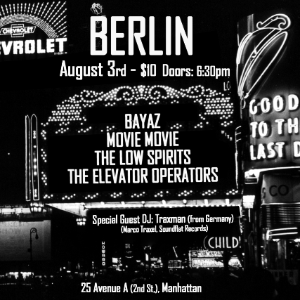 Image used with permission from Ticketmaster | Bayaz w/ MOVIE MOVIE, The Low Spirits, The Elevator Operators tickets