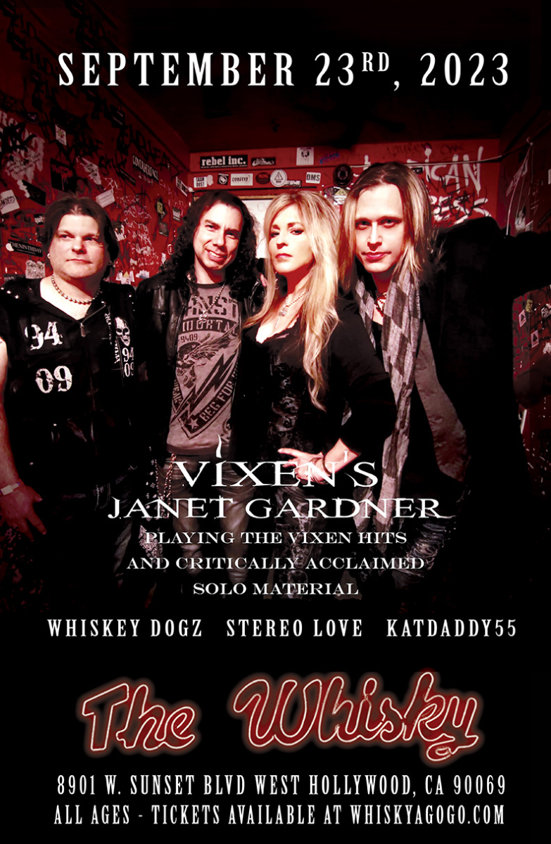 Vixen's Janet Gardner, Whiskey Dogz, Stereo Love, Katdaddy55, KG-40