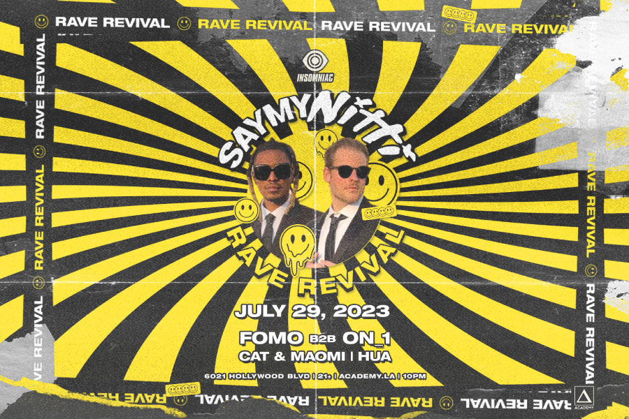 saymynitti Los Angeles Concert Calendar EDM Show 2023july LA