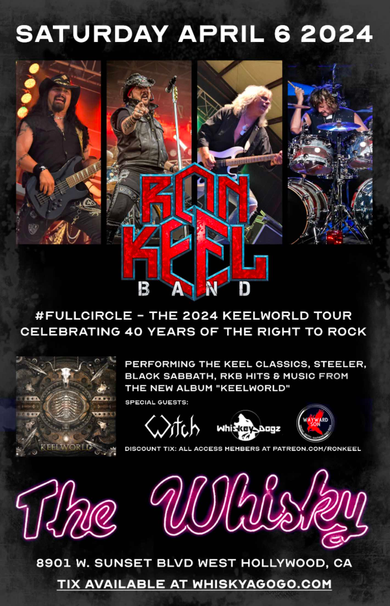 Ron Keel Band, Witch, Whiskey Dogz, The Original Striker, Wayward Son