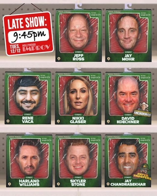 Skyler Stone's Comedy Rocks presents: 10th Annual Toy Drive ft. Jeff Ross, Nikki Glaser, Jay Mohr, Harland Williams, Trevor Wallace, David Koechner, Jay Chandrasekhar, Willie Simon!