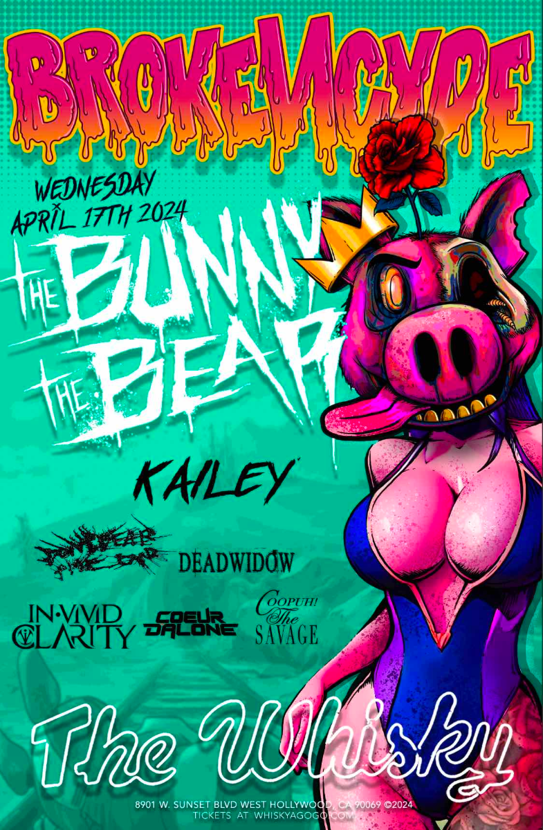 Brokencyde, The Bunny The Bear , Kailey , Don't Fear The End , Deadwidow , In Vivid Clarity , Coopuh! The Savage