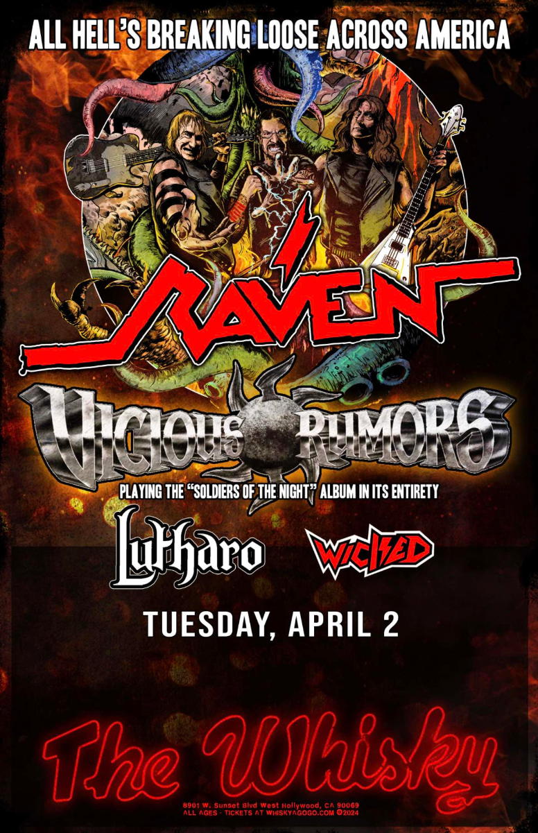 Raven, Vicious Rumors, Lutharo, Wicked