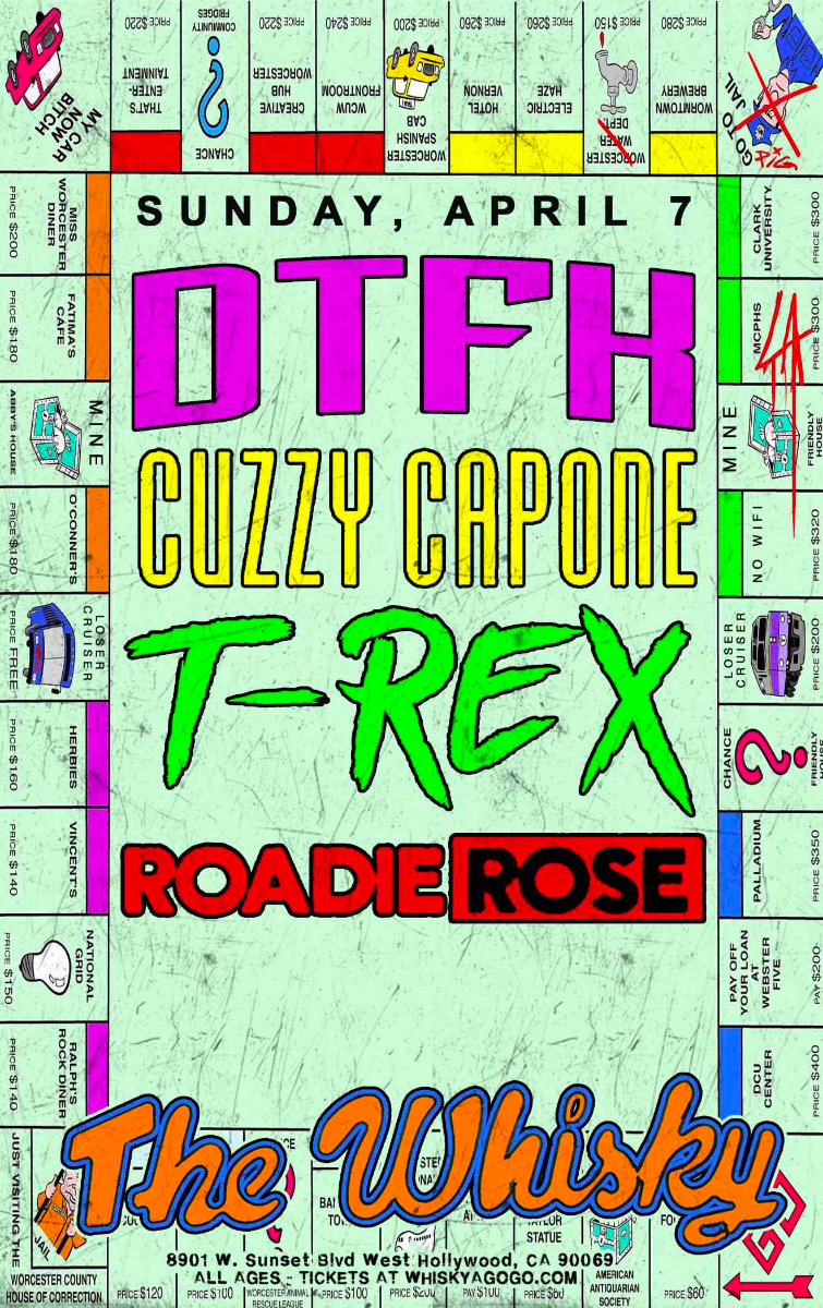 Dough the Fresh Kid, Cuzzy Capone, T-REX, Roadie Rose