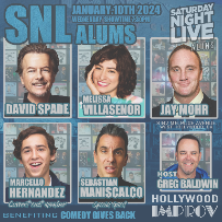 SNL Alums benefiting Comedy Gives Back ft. David Spade, Sebastian, Jay Mohr, Marcello Hernandez, Melissa Villasenor and Greg Baldwin!