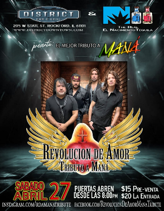 Spanish Rock night (Revolucion De Amor Tribute show)
