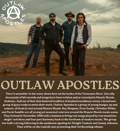 OutLaw Apostles at Southern Rhythm Venue & Entertainment