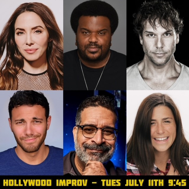Tonight at the Improv ft. Craig Robinson, Dane Cook, Whitney Cummings, Erik Griffin, Vinnie Fasline, Audrey Stewart, and more TBA!