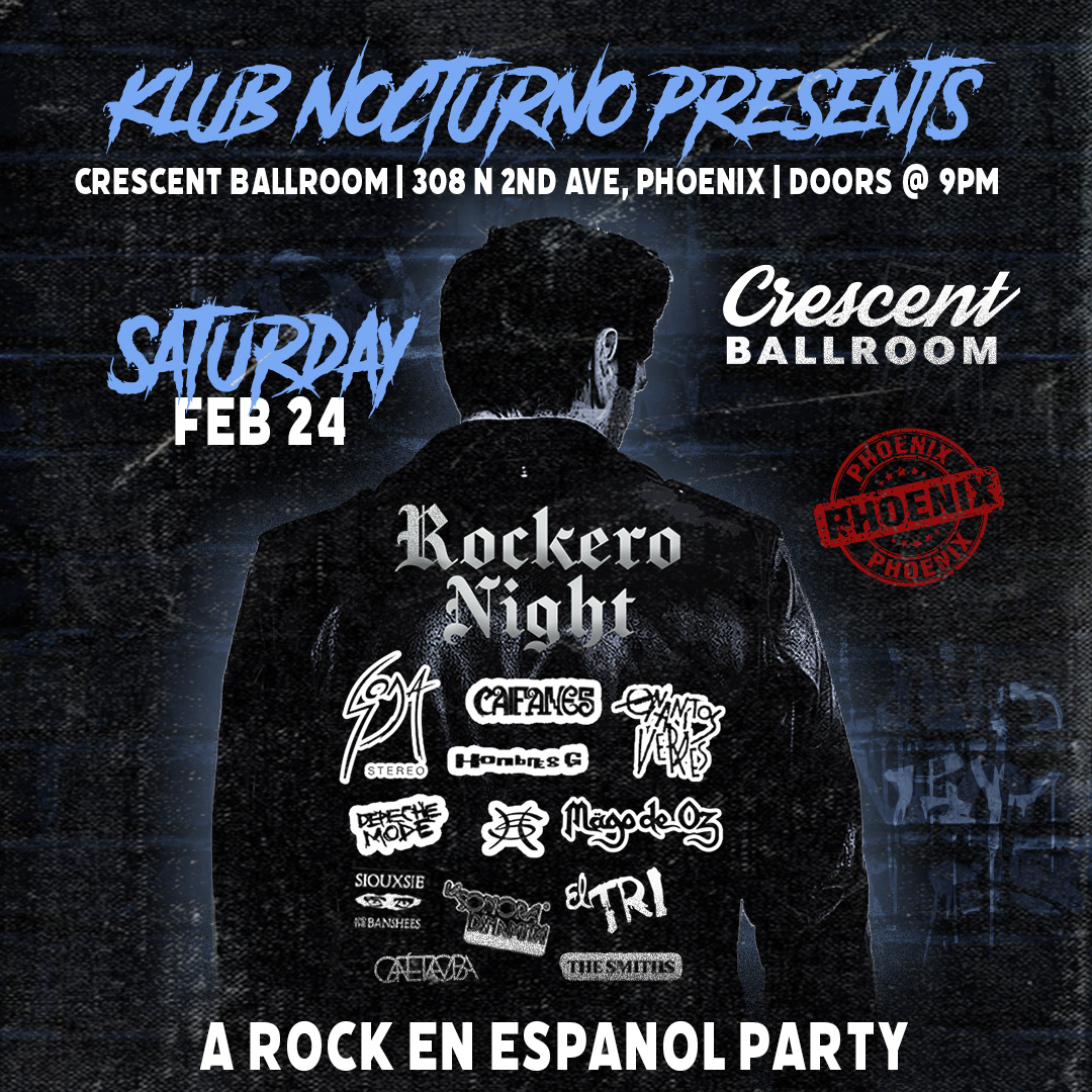 Calendar Crescent Ballroom PHX