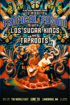 Taproots, Los Sugar Kings at Middle East - Upstairs