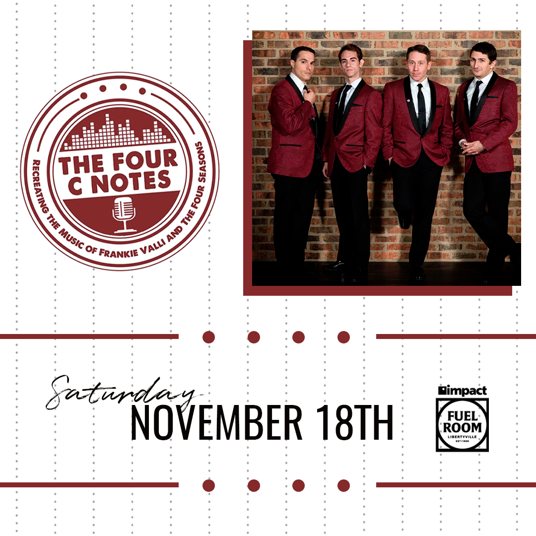 The Four C Notes: Tribute to Frankie Valli and The Four Seasons show poster