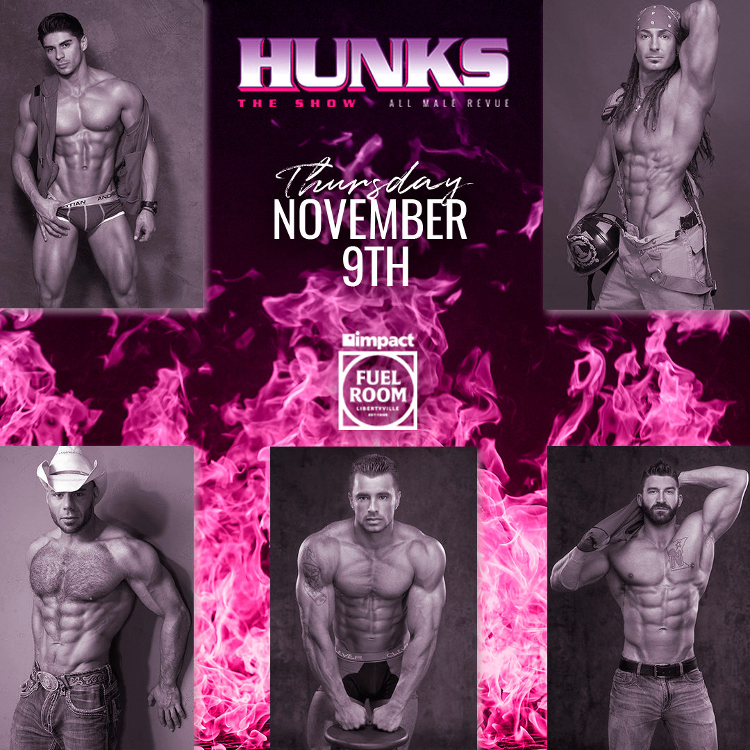 Hunks - The Show: All Male Revue show poster