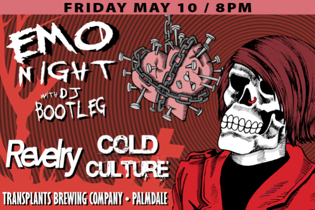 Emo Night With DJ Bootleg Featuring Revelry & Cold Culture