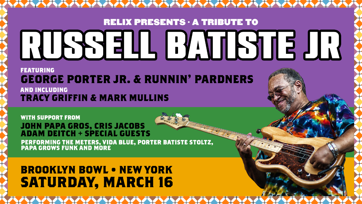 A Tribute to Russell Batiste Jr. feat. George Porter Jr. & Runnin' Pardners incl Tracey Griffin & Mark Mullins