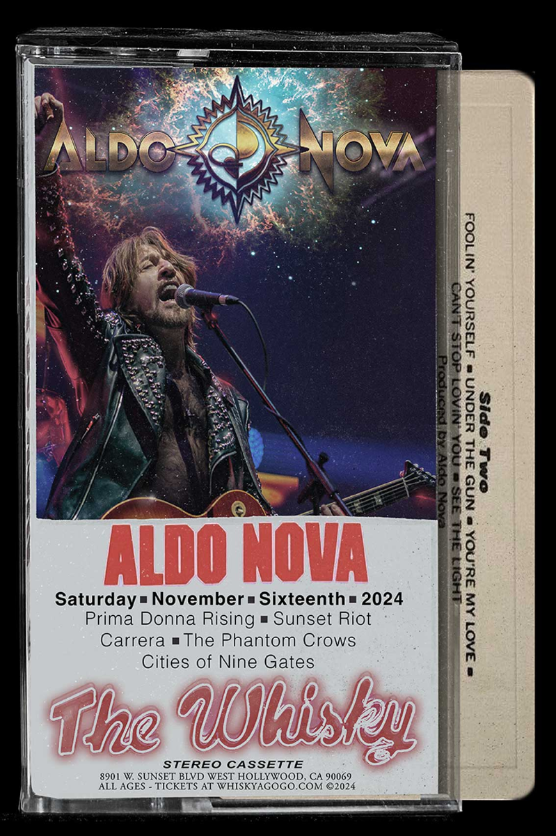 Aldo Nova, Prima Donna Rising, The Phantom Crows, Carrera, Sunset Riot, Cities of Nine Gates