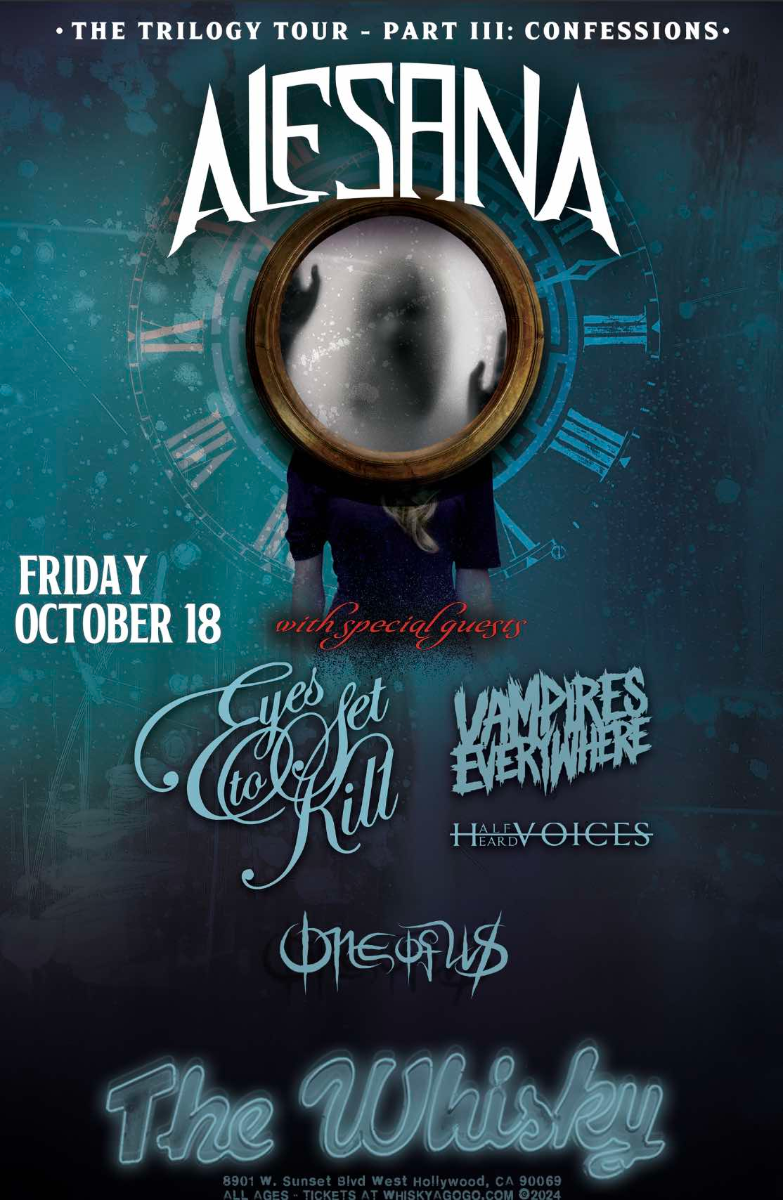 Alesana, Vampires Everywhere, Half Heard Voices , Cold Weather Kids, One of Us