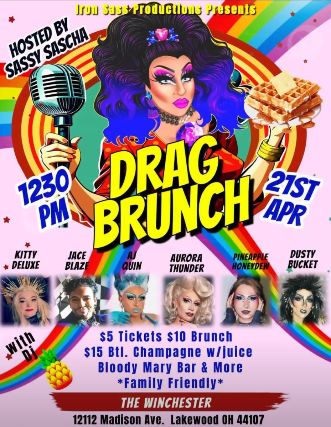 Sassy Sascha's Sunday Funday Drag Brunch!! Tickets | Lakewood, OH | Apr ...