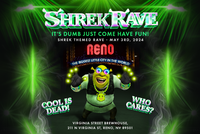 Shrek Rave at Virginia Street Brewhouse