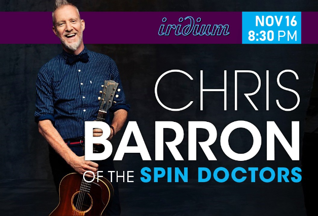 Chris Barron at Iridium – New York, NY