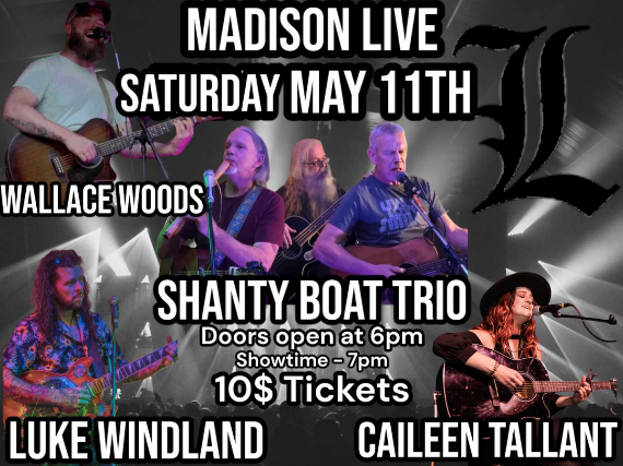 Wallace Woods, Luke Windland, Caileen Tallant, The Shanty Boat Trio
