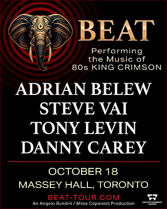 BEAT - BELEW/VAI/LEVIN/CAREY PLAY 80S KING CRIMSON - Presented By F7 Entertainment