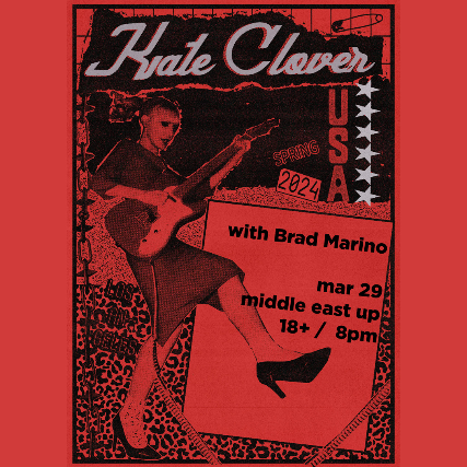 Kate Clover, Brad Marino at Middle East - Upstairs