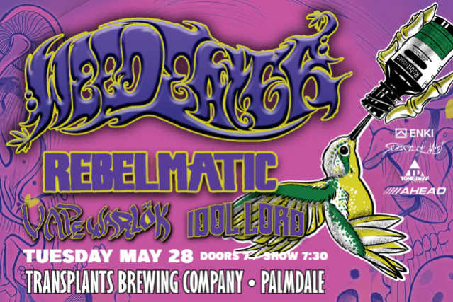Weedeater with Rebelmatic at Transplants Brewing Company