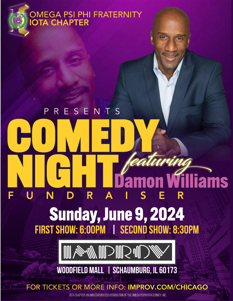 OMEGA PSI PHI FRATERNITY IOTA CHAPTER PRESENTS DAMON WILLIAMS