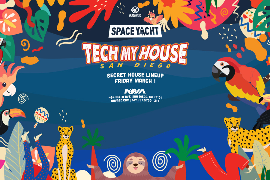 Space Yacht San Diego Concert Calendar EDM Show 2024Mar 1 NOVA SD