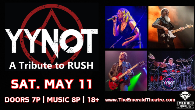 YYNOT - A Tribute to Rush at Emerald Theatre