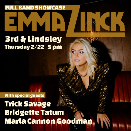 Emma Zinck FULL BAND SHOWCASE with Special Evvnt Events