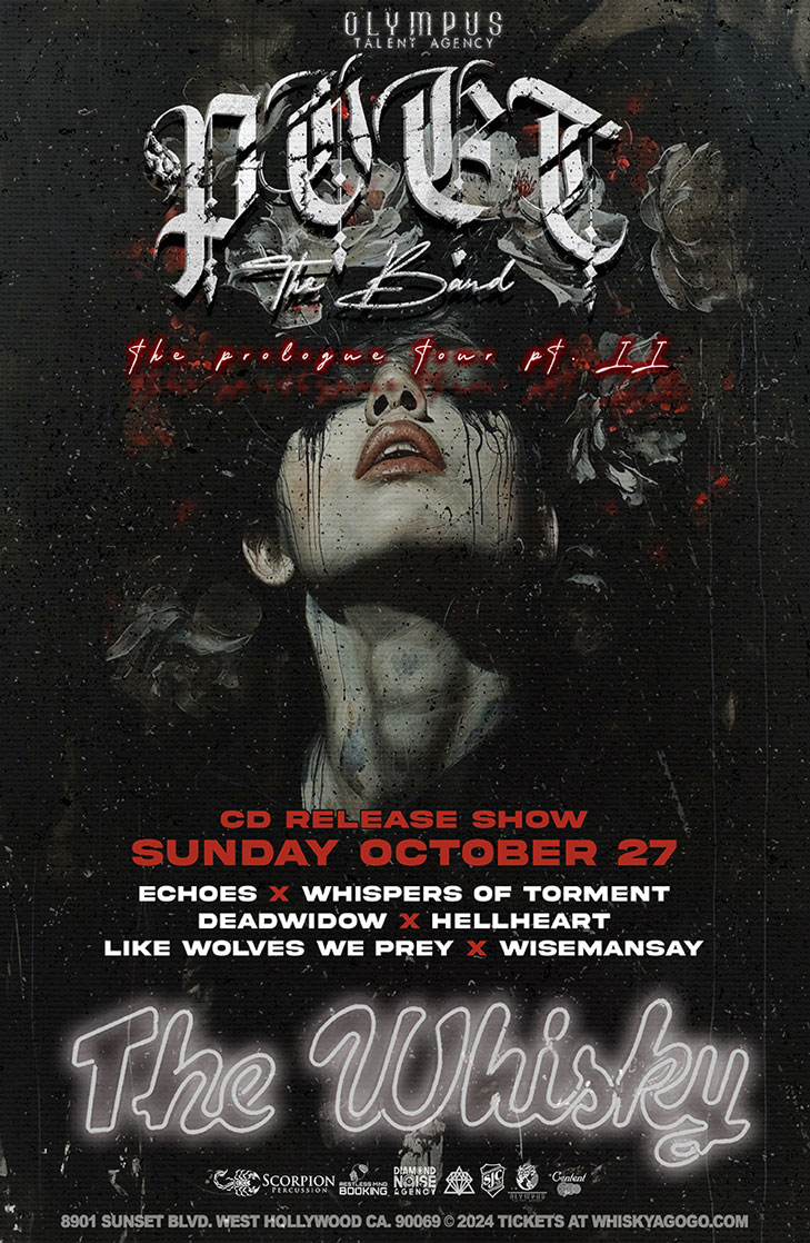 POET the band, Echoes, Whispers Of Torment , Deadwidow , Hellheart, Like Wolves We Prey, Wisemansay