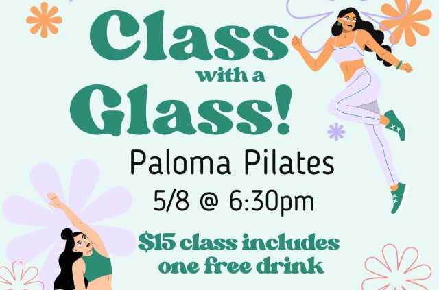 Class with a Glass: Paloma Pilates at Tuffy's Music Box