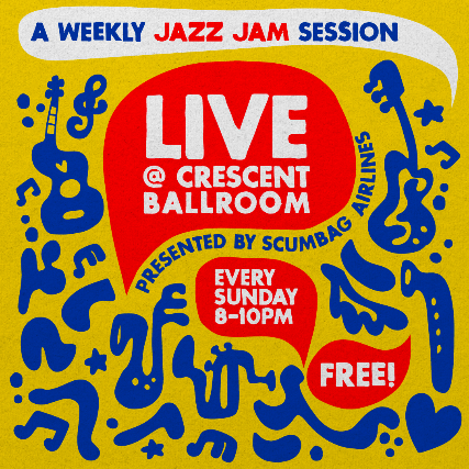 LIVE @ CRESCENT BALLROOM – A WEEKLY JAZZ JAM SESSION