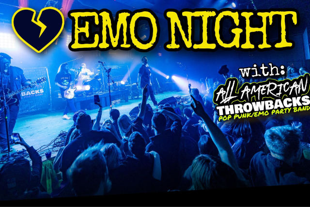 EMO NIGHT with All American Throwbacks at Impact Fuel Room