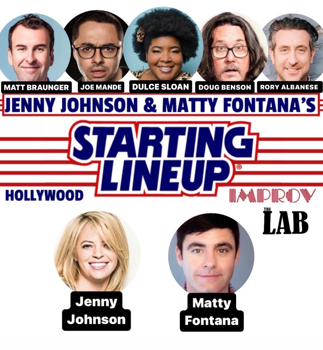 Jenny Johnson & Matty Fontana's Starting Lineup ft. Doug Benson, Dulce Sloan, Joe Mande, Matt Braunger, Rory Albanese, Jenny Johnson & Matty Fontana!