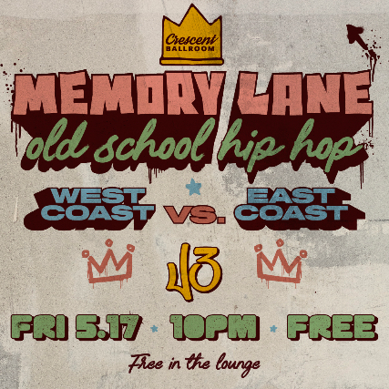 MEMORY LANE: OLD SCHOOL HIP HOP w/ DJ J3