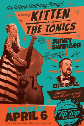 Kitten & The Tonics wsg The Junky Swinger and Eric Ross