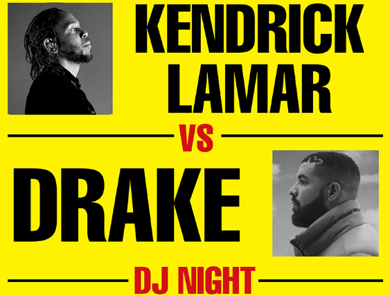 KENDRICK VS DRAKE DJ Night at Strummer's