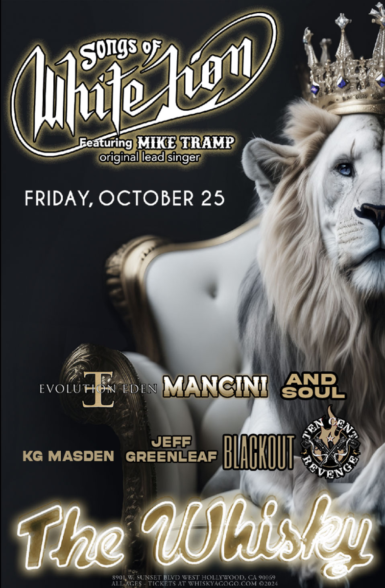Songs of WHITE LION featuring Mike Tramp, Evolution Eden, Mancini, KG Masden, Jeff Greenleaf, AndSoul, Blackout, Ten Cent Revenge