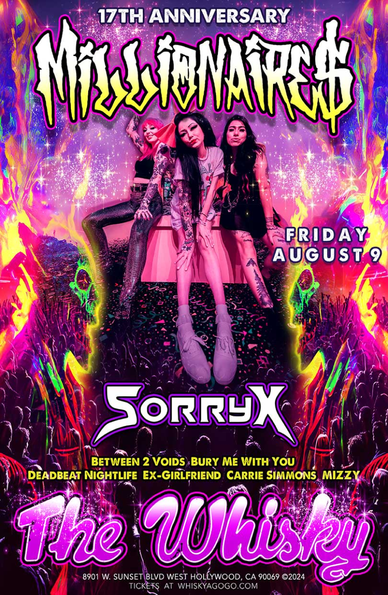 Millionaires, Sorry X, Bury Me With You, Between 2 Voids, Deadbeat Nightlife, Ex-Girlfriend, Carrie Simmons, Mizzy